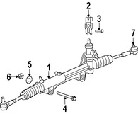 Foto de Eje de Columna de Direccin Original para Dodge Durango 2008 2009 Chrysler  2007 2008 2009 Marca CHRYSLER Nmero de Parte 55365079AB