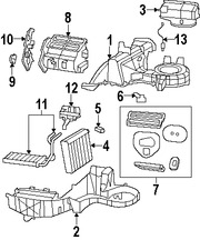 Foto de Radiador del calentador Original para Jeep Liberty Dodge Nitro Marca CHRYSLER Nmero de Parte 68003993AA