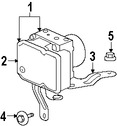 Foto de Mdulo de control de ABS Original para Dodge Nitro 2007 Marca CHRYSLER Nmero de Parte 68002458AE