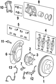 Foto de Conjunto de Cojinete de Rodamiento y Maza Original para Dodge Nitro Jeep Liberty Marca CHRYSLER Nmero de Parte 52109947AF