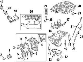 Foto de Tapa de Valvula del Motor Original para Dodge Chrysler  Jeep Marca CHRYSLER Nmero de Parte 5184069AN