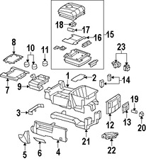 Foto de Interruptor de Calefaccin del Asiento Original para Dodge Ram 2500 Dodge Ram 3500 Dodge Challenger   Jeep Grand Cherokee Marca CHRYSLER Nmero de Parte 4602970AB