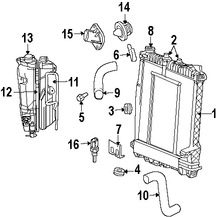 Foto de Sensor de temperatura de Refrigerante del motor Original para Dodge Mitsubishi Chrysler Jeep Plymouth Eagle Marca CHRYSLER Nmero de Parte 56027873