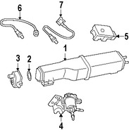 Foto de Bomba de Deteccin de Fugas de Vapor de Combustible Original para Dodge Jeep  Chrysler Fiat Marca CHRYSLER Nmero de Parte 4861959AB