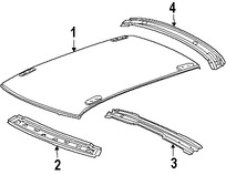 Foto de Panel de Techo Original para Dodge Challenger Marca CHRYSLER Nmero de Parte 68293031AB