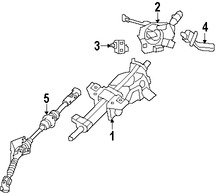 Foto de Eje de Columna de Direccin Original para Jeep Grand Cherokee 2007 2008 2009 Marca CHRYSLER Nmero de Parte 5140844AA