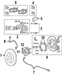 Foto de Conjunto de Cojinete de Rodamiento y Maza Original para Jeep Grand Cherokee Jeep Commander Marca CHRYSLER Nmero de Parte 52111884AB