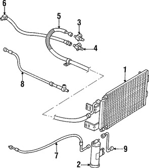 Foto de Manguera Descarga Refrigerante Aire Acondicionado Original para Jeep Grand Wagoneer Jeep J10 Jeep J20 Marca CHRYSLER Nmero de Parte 4773207