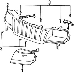 Foto de Arnes de Cableado de Faro Original para Jeep Grand Cherokee 2002 1999 2000 2001 2003 2004 Marca CHRYSLER Nmero de Parte 5012604AA