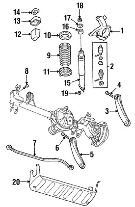 Foto de Barra Transversal Original para Jeep Grand Cherokee 2002 1999 2000 2001 2003 2004 Marca CHRYSLER Nmero de Parte 52088305AB