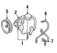 Foto de Polea de Bomba de Direccin Original para Jeep Cherokee 1985 1986 1987 Jeep Comanche 1987 1986 Jeep Wagoneer 1985 Marca CHRYSLER Nmero de Parte 53001767