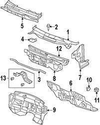 Foto de Sello del capo Original para Jeep Patriot Marca CHRYSLER Nmero de Parte 5067748AA