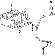 Foto de Bandeja de la batera Original para Jeep Commander Jeep Grand Cherokee Marca CHRYSLER Nmero de Parte 55396408AE