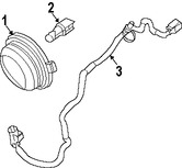 Foto de Luz de marcador lateral Original para Jeep Wrangler Marca CHRYSLER Nmero de Parte 55078144AA