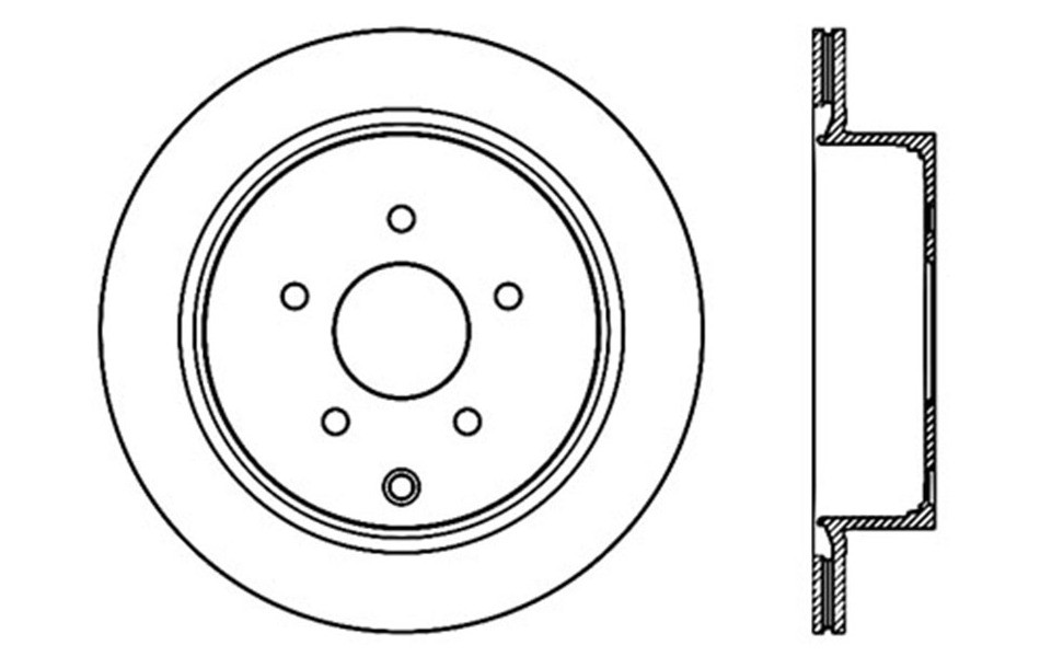 Foto de Rotor disco de freno Estandar para Nissan Infiniti Marca C-TEK BY CENTRIC Nmero de Parte #121.42078