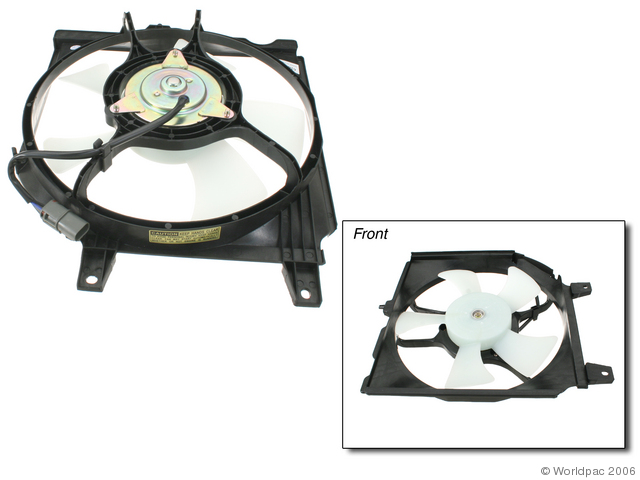 Foto de Ventilador del Condesador del Aire Acondicionado para Nissan Sentra Nissan 200SX Nissan NX Marca Dorman Nmero de Parte W0133-1608934