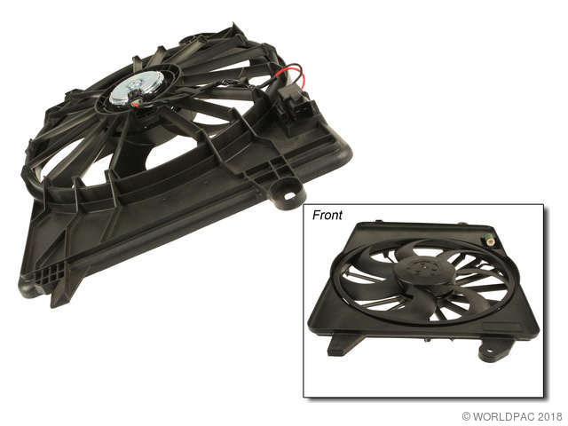 Foto de Montura de ventilador de enfriado de motor para Chrysler 300 Dodge Charger Dodge Challenger Marca Dorman Nmero de Parte W0133-1955617