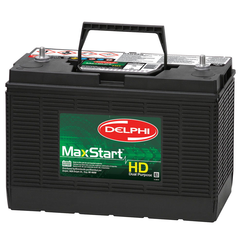 Foto de Batera MaxStart HD Dual Purpose para Chevrolet GMC Hino Marca DELPHI Nmero de Parte BU80731DP