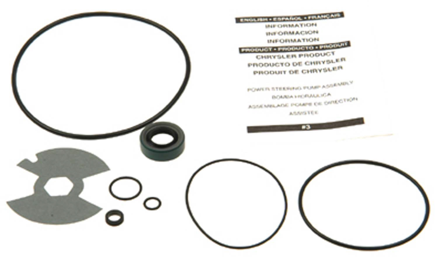 Foto de Kit de Sellantes Eje de Bomba Direccin Hidrulica para Plymouth Valiant 1973 Marca EDELMANN Nmero de Parte 8708