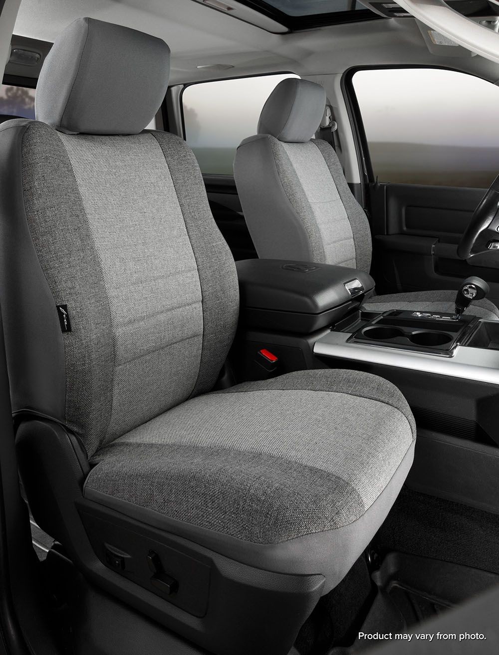 Foto de Cubierta de asiento OE30 Series - OE Tweed Custom Fit Front Cover- Gray para Chevrolet Blazer Chevrolet S10 GMC Jimmy GMC Sonoma Marca FIA Nmero de Parte OE38-13 GRAY