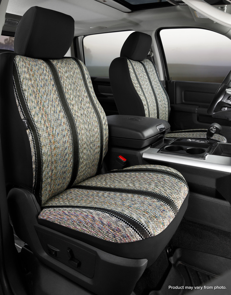 Foto de Cubierta de asiento TR40 Series - Wrangler Saddleblanket Custom Fit Front - Black para Cadillac Chevrolet GMC Marca FIA Nmero de Parte TR48-15 BLACK