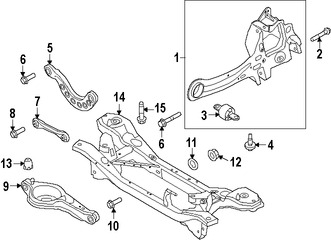 Foto de Brazo de Control Lateral Original para Ford C-Max Ford Focus Marca FORD Nmero de Parte CV6Z5500M