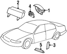 Foto de Mdulo de control del Air Bag Original para Ford Focus 2005 2006 2007 Marca FORD Nmero de Parte 5S4Z14B056AC