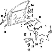 Foto de Clip del Botn de Puerta Original para Ford Focus Marca FORD Nmero de Parte YS4Z5421952BA