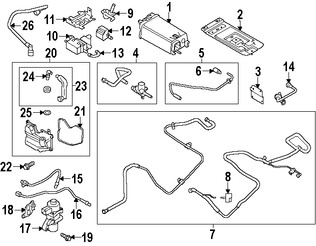 Foto de Sensor de Presin de Combustible Original para Ford Fusion Ford C-Max Marca FORD Nmero de Parte DU5Z9C052A