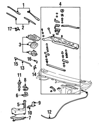 Foto de Tapa de Depsito de Lquido Limpiaparabrisas Original para Ford Lincoln Marca FORD Nmero de Parte F2UZ17632A