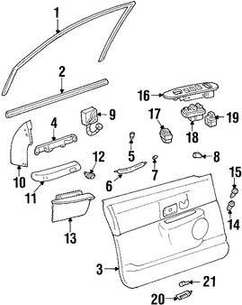 Foto de Cubierta de Espejo Retrovisor Externo Original para Lincoln Town Car Marca FORD Nmero de Parte 3W1Z17K709AAA