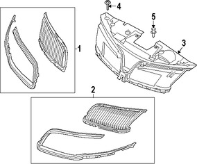 Foto de Rejilla / Parrilla / Mascarilla Original para Lincoln MKS 2013 2014 2015 2016 Marca FORD Nmero de Parte DA5Z8200AF