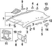 Foto de Parasol / Visera Original para Ford Taurus Lincoln MKS Lincoln Punto Marca FORD Nmero de Parte CE9Z7404104AE