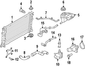 Foto de Kit de Termostato de Refrigerante del Motor  Original para Ford Mercury  Lincoln Marca FORD Nmero de Parte 3M4Z8575B