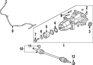 Foto de Sello de Pin Diferencial Original para Ford  Lincoln Marca FORD Nmero de Parte CV6Z4676A