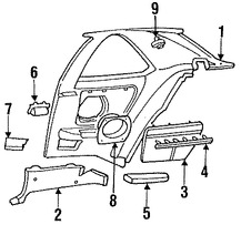 Foto de Altavoz Original para Ford Mercury Lincoln Marca FORD Nmero de Parte XF1Z18808AA