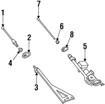 Foto de Mstil de Antena de Radio Original para Ford Contour Mercury Mystique Marca FORD Nmero de Parte F5RZ18850AA