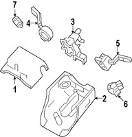 Foto de Cubierta de la Columna de Direccion Original para Mercury Montego 2005 2006 2007 Ford Five Hundred 2005 2006 2007 Marca FORD Nmero de Parte 5G1Z3530AAC