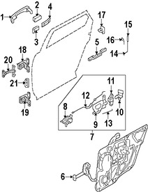 Foto de Varilla de Operaci Original para Ford Five Hundred Ford Taurus Mercury Montego Mercury Sable Marca FORD Nmero de Parte 5G1Z5426460D