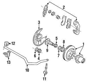 Foto de Cojinete de Apoyo Diferencial Original para Ford F-150 Ford F-250 Ford F-350 Marca FORD Nmero de Parte TCAA1244A