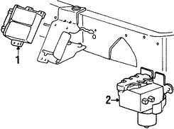 Foto de Mdulo de control de ABS Original para Ford Marca FORD Remanufacturado Nmero de Parte 7C2Z2C219FA