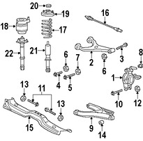 Foto de Resorte Aire Suspension Original para Ford Expedition 2003 2004 2005 2006 Marca FORD Nmero de Parte 6L1Z5A965AA