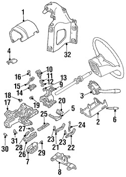 Foto de Interruptor Combinado Original para Ford Bronco Ford F-150 Ford F-250 Ford F-350 Marca FORD Nmero de Parte F8TZ13K359AB