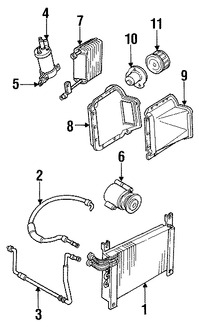 Foto de Manguera Refrigerante Aire Acondicionado Original para Ford Bronco II Ford Ranger Ford Explorer Marca FORD Nmero de Parte F47Z19837A