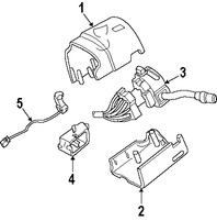 Foto de Cubierta de la Columna de Direccion Original para Ford Ranger Ford Explorer Ford Explorer Sport Trac Marca FORD Nmero de Parte F87Z3530FA