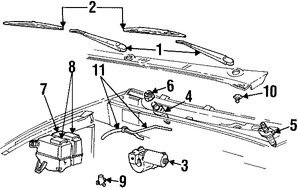 Foto de Boquilla del Limpiaparabrisas Original para Ford Ranger Marca FORD Nmero de Parte 2L5Z17603AA