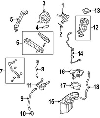 Foto de Manguera de retroalimentacin de presin EGR Original para Ford F-250 Super Duty Ford F-350 Super Duty Marca FORD Nmero de Parte 7C3Z9D477A