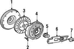 Foto de Disco de Friccin del Embrague Original para Ford F-250 Super Duty Ford F-350 Super Duty Marca FORD Nmero de Parte 7C3Z7550A