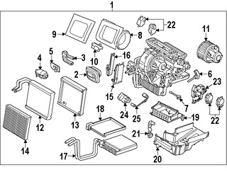 Foto de Sensor de Temperatura del Aire de la Cabina Original para Ford Lincoln Marca FORD Nmero de Parte BE8Z19C734A