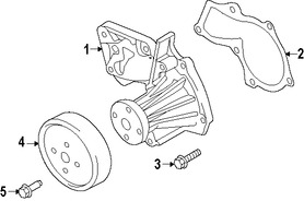 Foto de Polea de la bomba de agua del motor Original para Ford Escape Ford Fiesta Ford  Ford Fusion Marca FORD Nmero de Parte BE8Z8509A